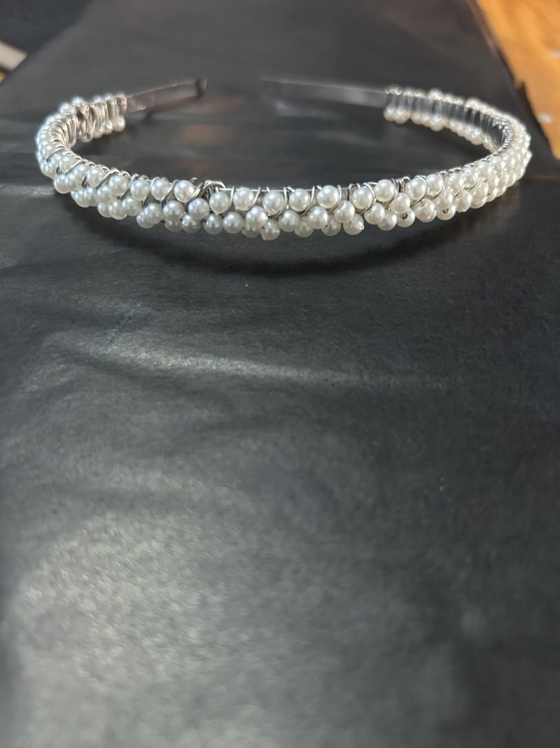 Pearl handmade headband