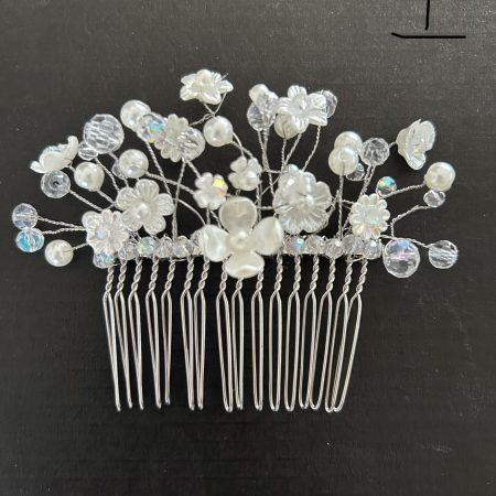 Beautiful beaded handmade hair combs