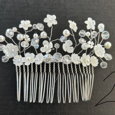 Beautiful beaded handmade hair combs