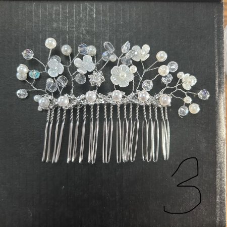 Beautiful beaded handmade hair combs