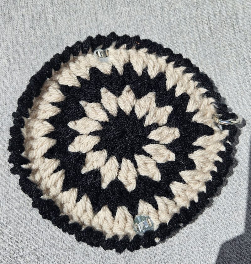 Crochet sunglasses pouch