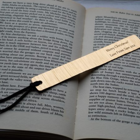 Personalized Cymbal Bronze Bookmark – Handmade Musician Gift
