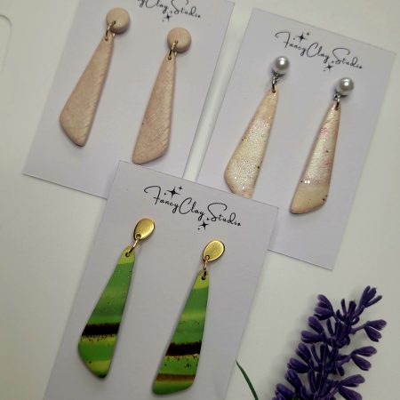 Long drop dangle earrings