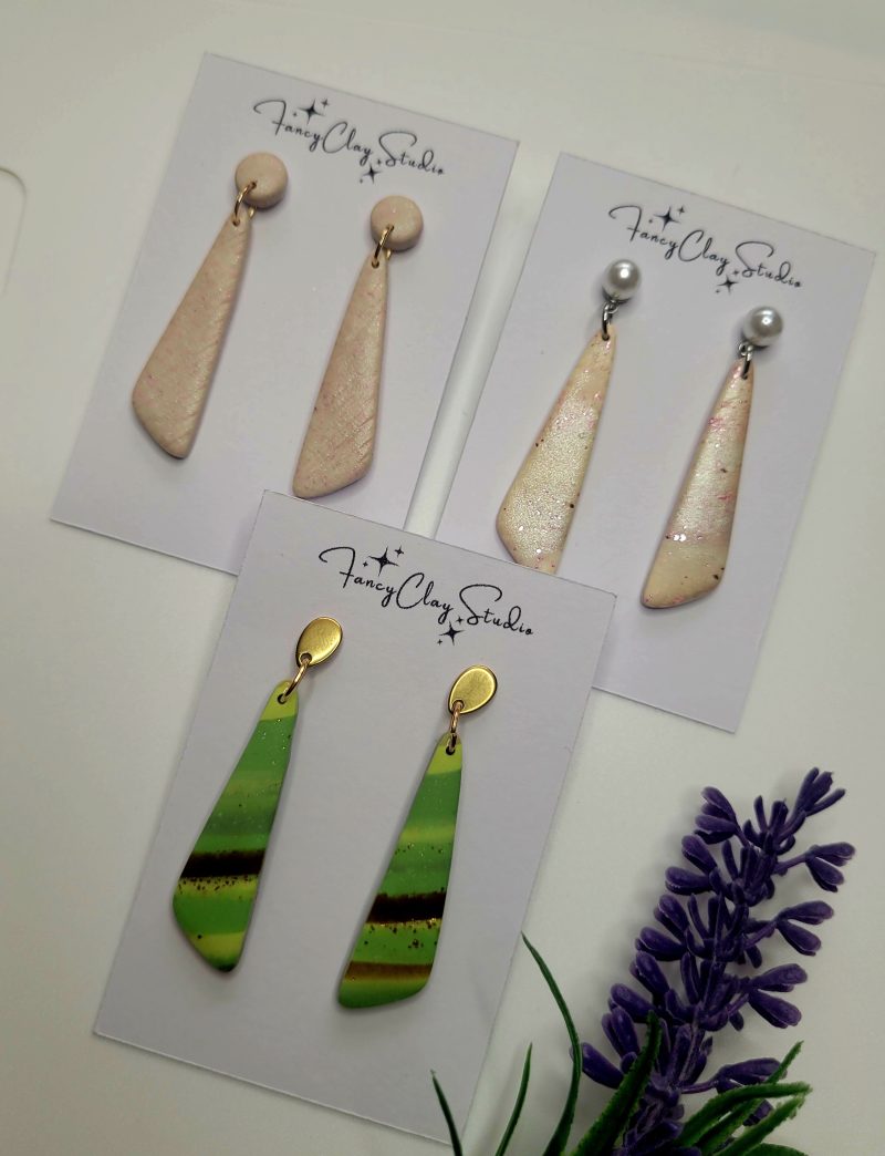 Long drop dangle earrings