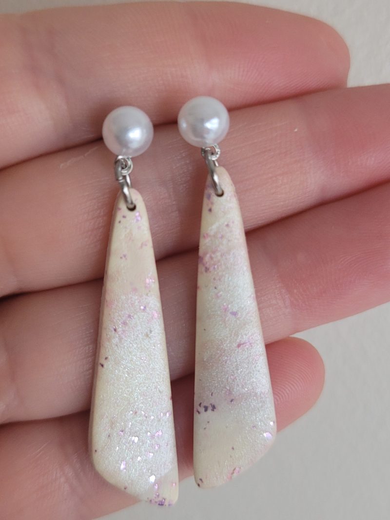 Long drop dangle earrings