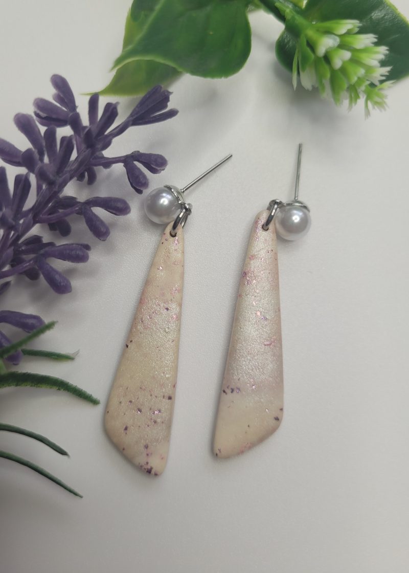 Long drop dangle earrings