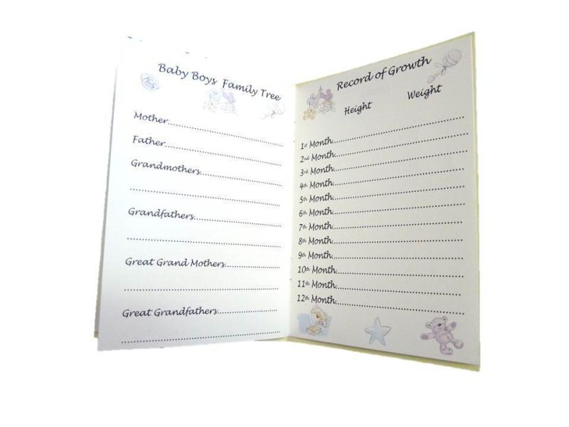 Baby Boy Record Book