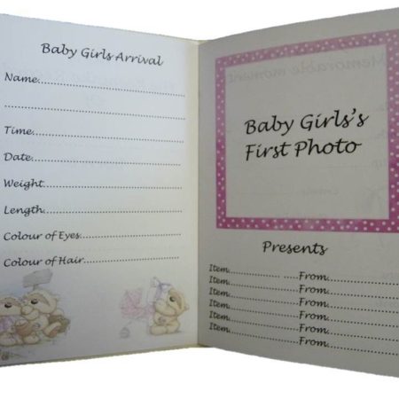 Baby Girl Record Book