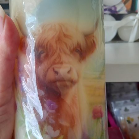Highland Cow Candle