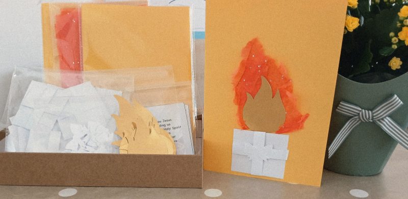 Sunday school Pentecost craft