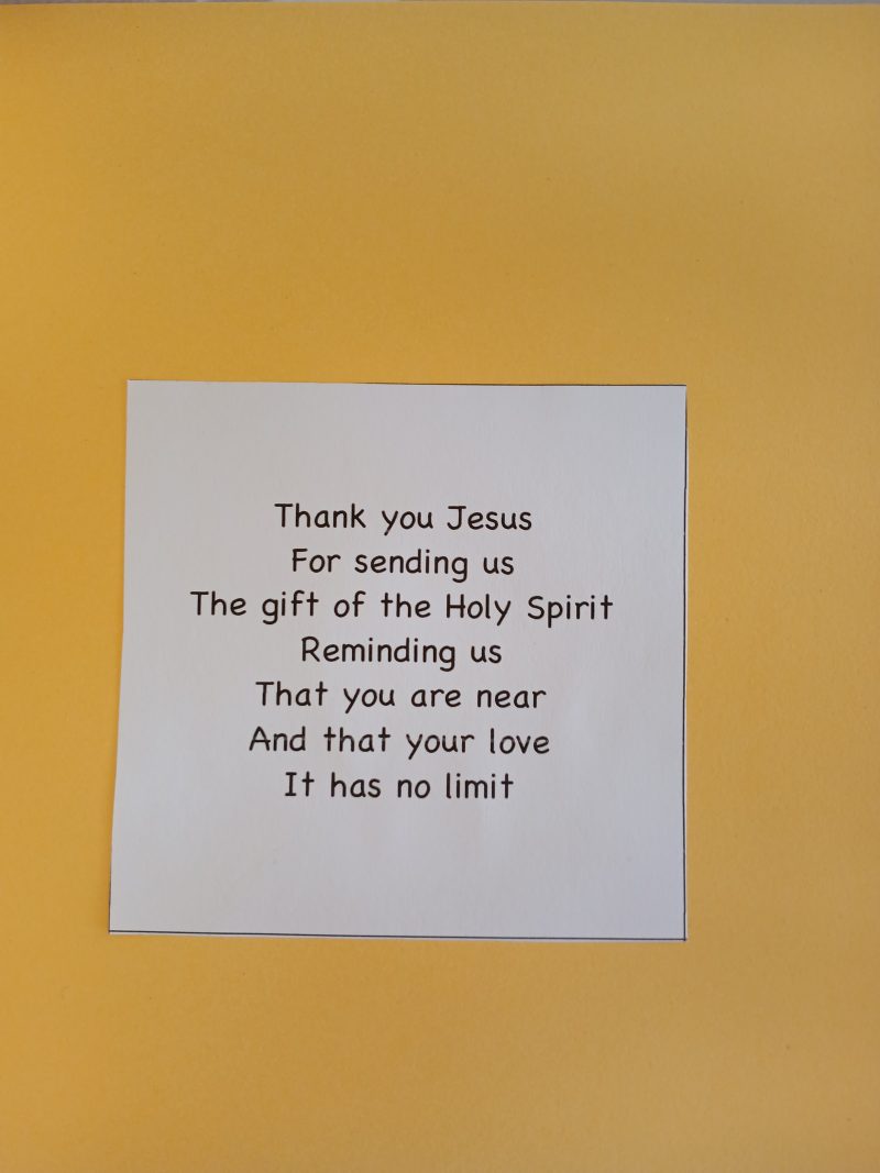 Sunday school Pentecost craft