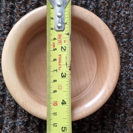 Hand-turned sycamore bowl