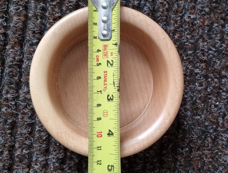 Hand-turned sycamore bowl