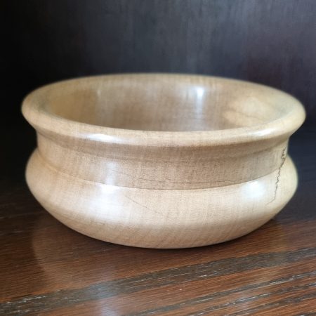 Hand-turned sycamore bowl