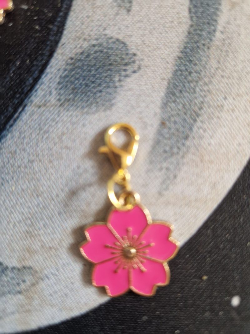 Cherry Blossom Flower Stitch Markers