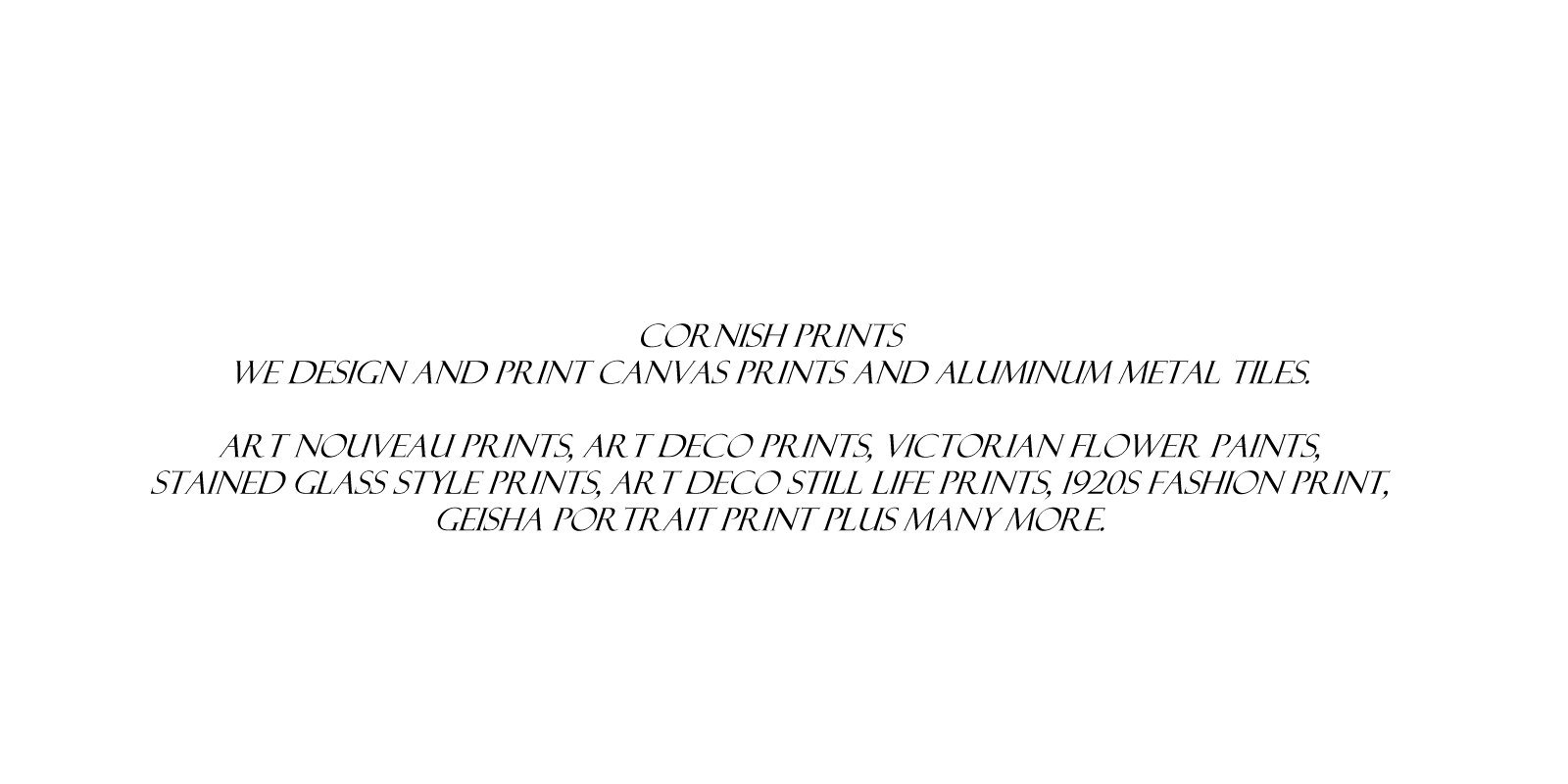 Cornish Prints