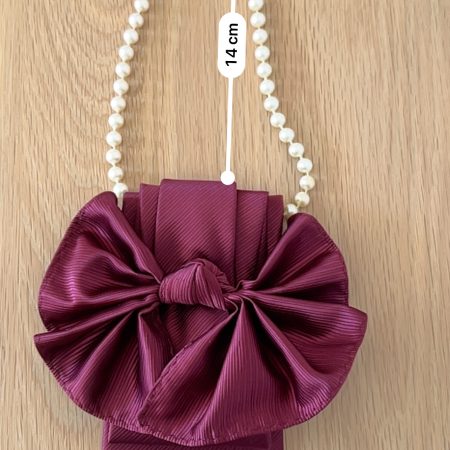 Bow like one-of-a-kind, upcycled necktie necklace