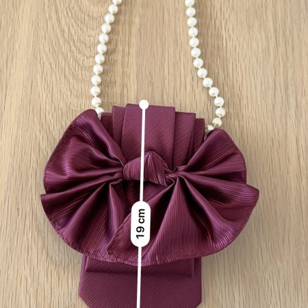 Bow like one-of-a-kind, upcycled necktie necklace