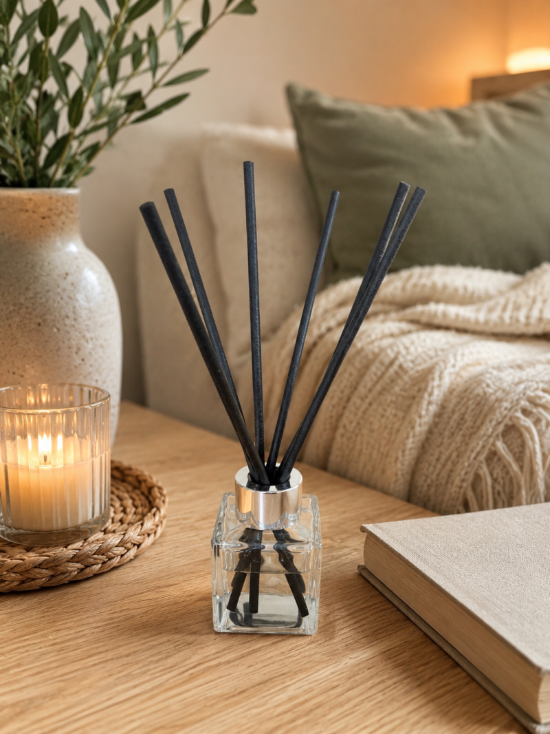 Rhubarb & Custard 50ml glass Reed diffuser