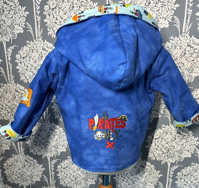 Reversible pirate jacket