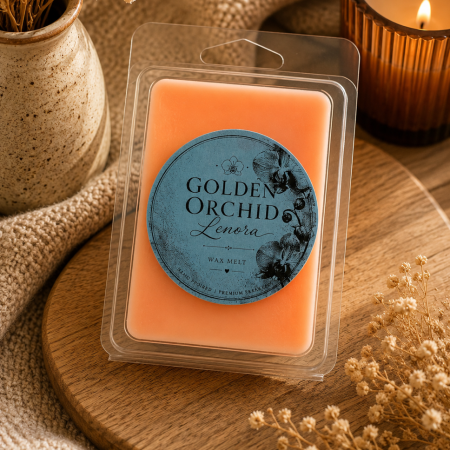 Golden orchid wax bar