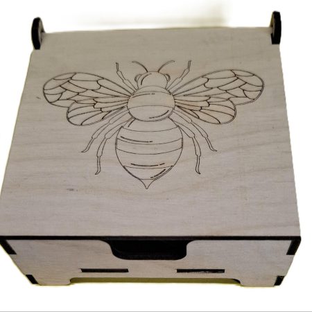 Bee Lover Honeycomb Coaster Set, Coffee Tea Placement Coaster, Table Mats, Honey Bee Storage Box