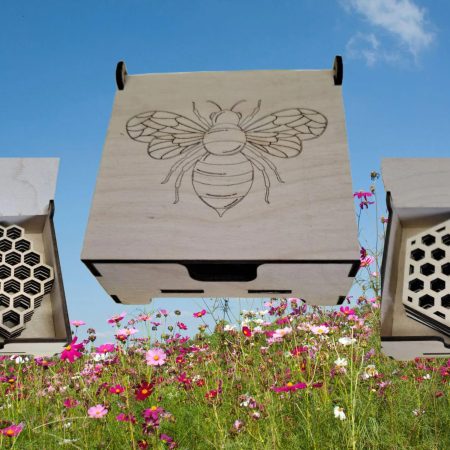 Bee Lover Honeycomb Coaster Set, Coffee Tea Placement Coaster, Table Mats, Honey Bee Storage Box