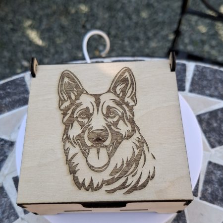 Engraved Dog Breed Coaster Set, Wooden Table Drinks Mat, Housewarming Present.