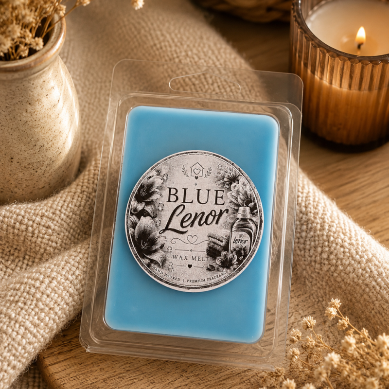 Blue lenor wax melt bar