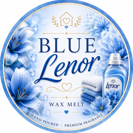 Blue lenor wax melt bar