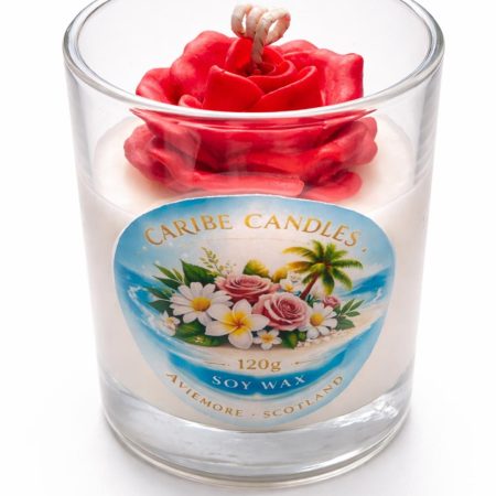 Flowers Handcrafted Candle