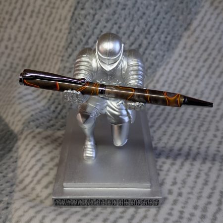Hand crafted acrylic slimline ballpoint pen