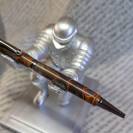 Hand crafted acrylic slimline ballpoint pen