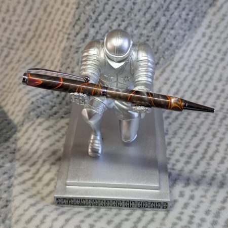 Hand crafted acrylic slimline ballpoint pen