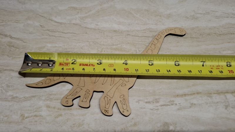 Wooden Dinosaur Craft Kit, Paint Your Own, DIY Painting, Wooden Cut-Outs