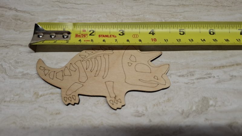 Wooden Dinosaur Craft Kit, Paint Your Own, DIY Painting, Wooden Cut-Outs