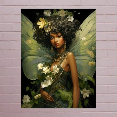 Forest Fairy From Fairy Tale Wonderland Canvas Print: A4/A3 1920’s Print Style: #2