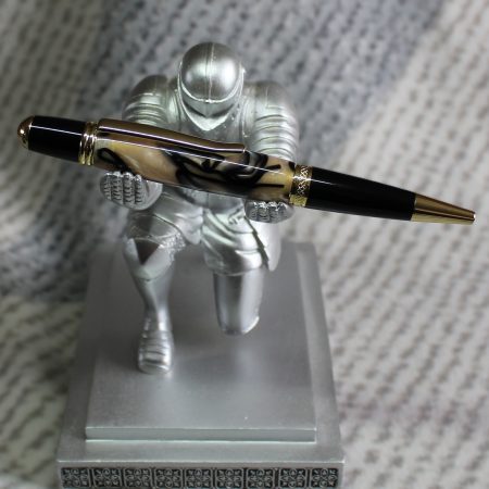 Sierra ballpoint pen made white and black acrylic