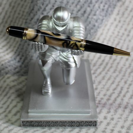 Sierra ballpoint pen made white and black acrylic