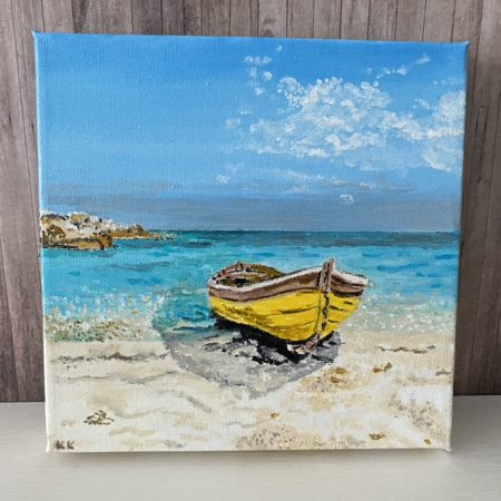 Original painting - Coastal beach canvas