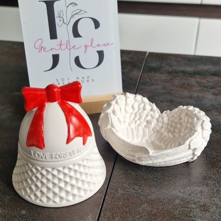 Candle holder and wings. Home decoration varnish Handmade beutyfull gift set for any occasion