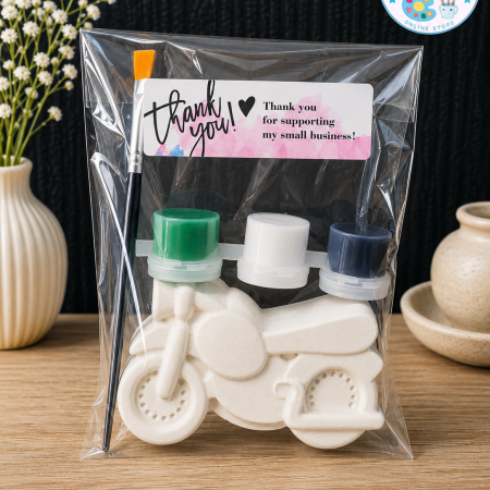 Paint Your Own Plaster Figurine Kit Set | Kids DIY Painting Activity | Vehicle Craft Bundle | Party Favors
