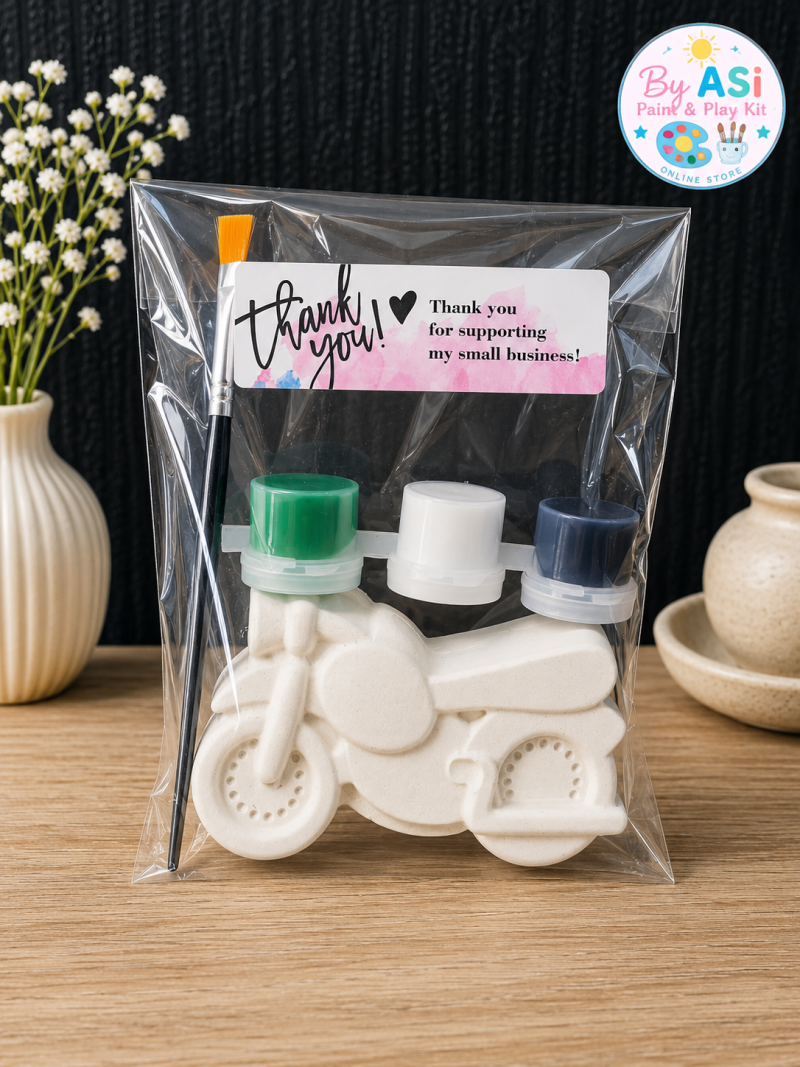 Paint Your Own Plaster Figurine Kit Set | Kids DIY Painting Activity | Vehicle Craft Bundle | Party Favors