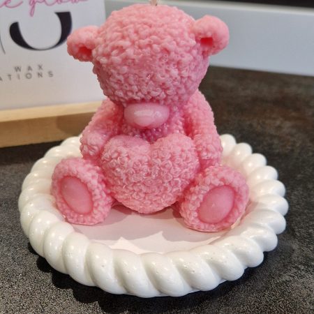 Scented soy candle Teddy Gift set
