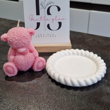 Scented soy candle Teddy Gift set