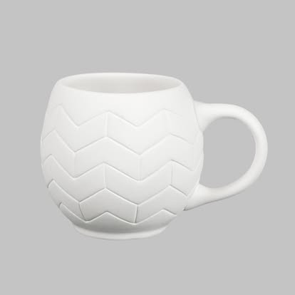 Ceramic painting – Chevron mug
