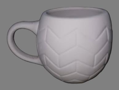 Ceramic painting – Chevron mug
