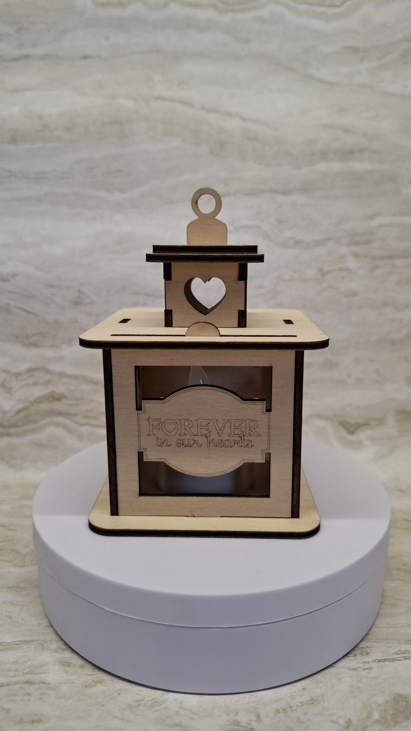 Personalised Guinea Pig Wooden Memorial Lantern – Engraved Pet Bereavement Keepsake