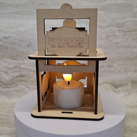 Personalised Guinea Pig Wooden Memorial Lantern – Engraved Pet Bereavement Keepsake