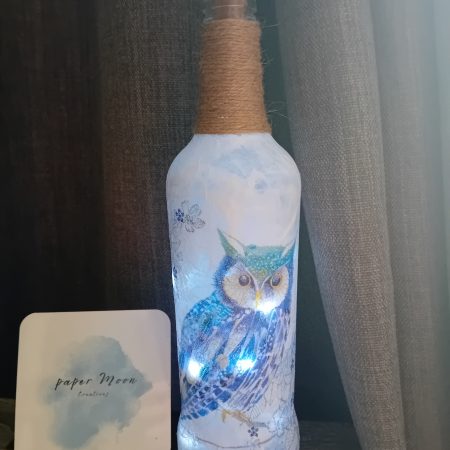 Light bottle - owl